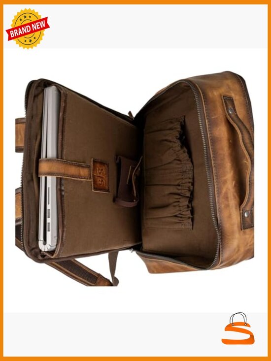 Vaquero Cowhide Hair-On-Hide Leather Backpack Daypack main image 5